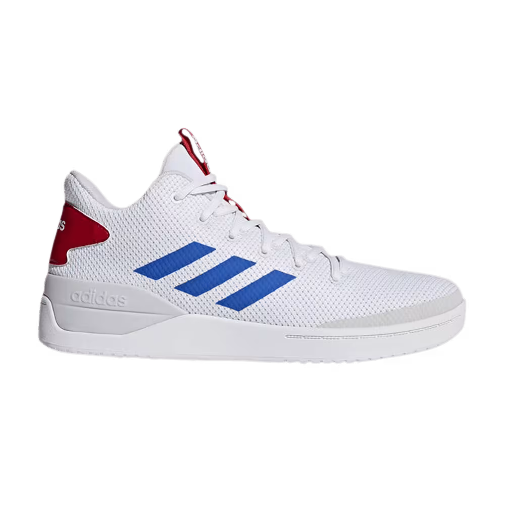adidas Bball 80s White Blue Scarlet