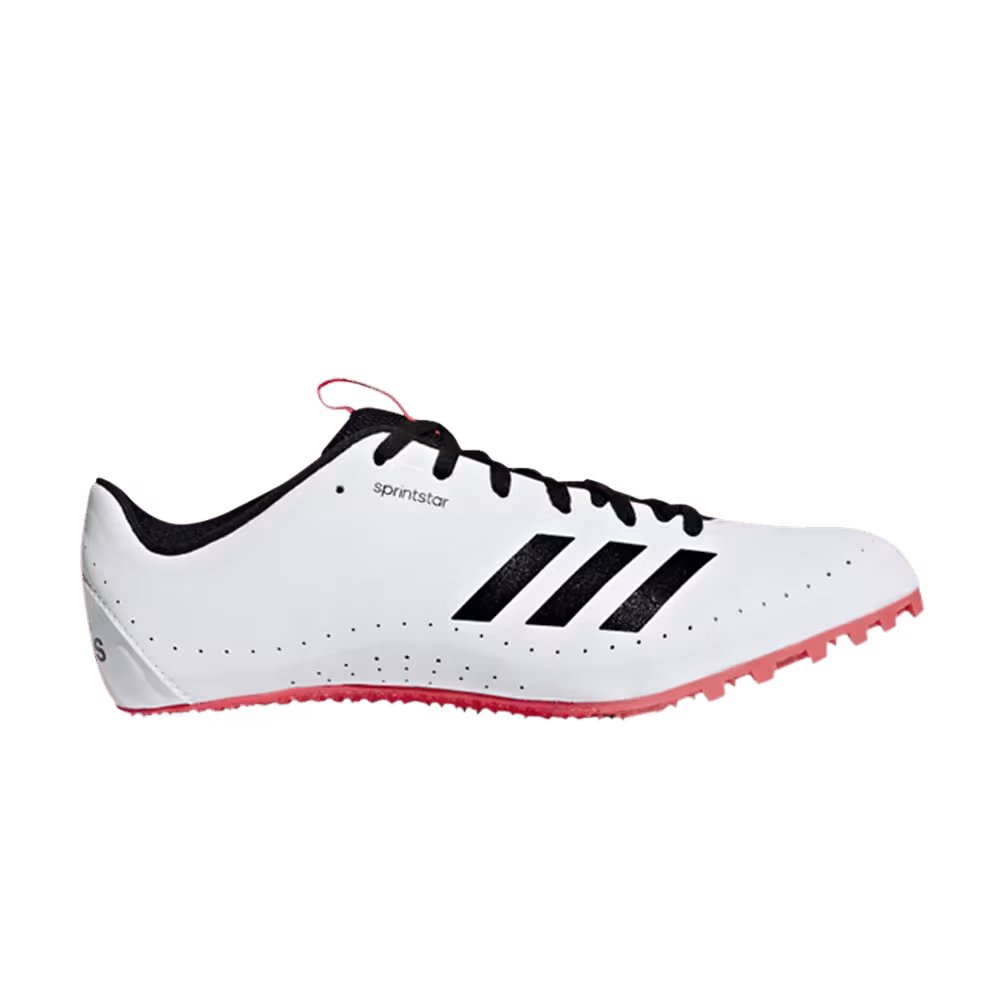 Adidas Sprintstar Spikes White Shock Red