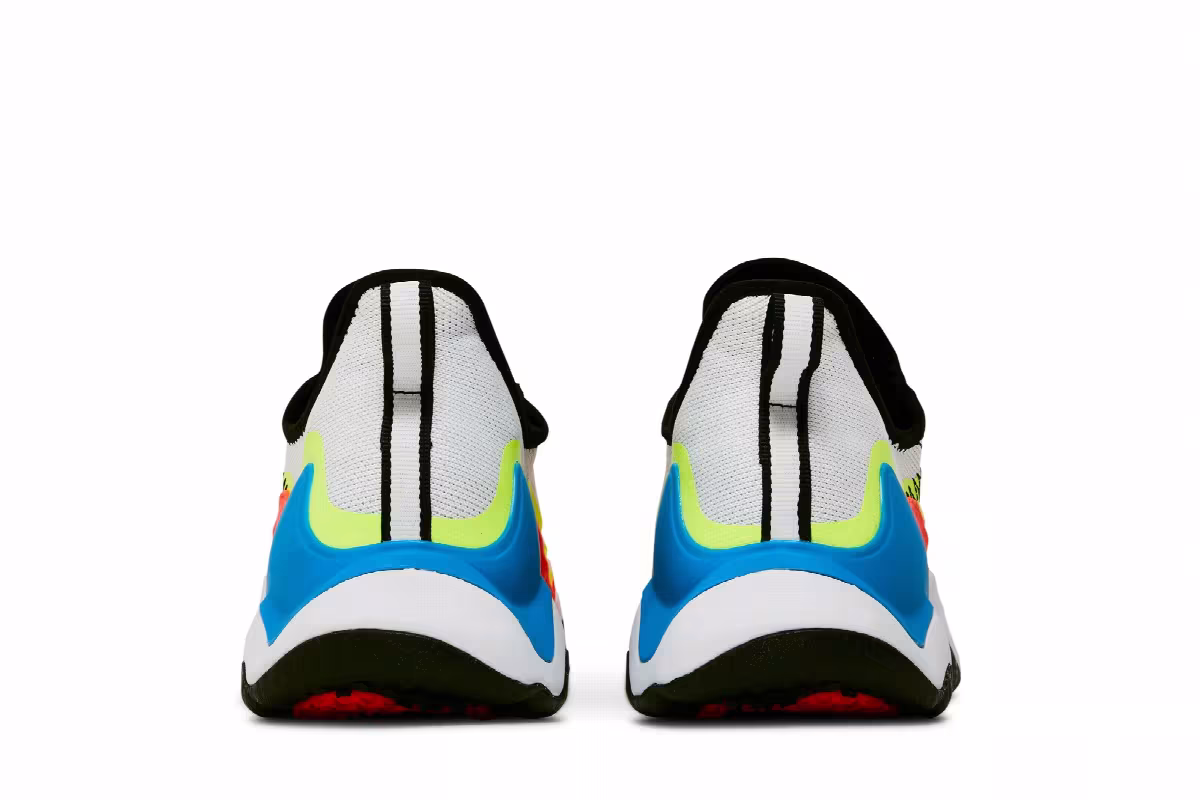 Adidas Impact FLX White Team Solar Yellow, view 7