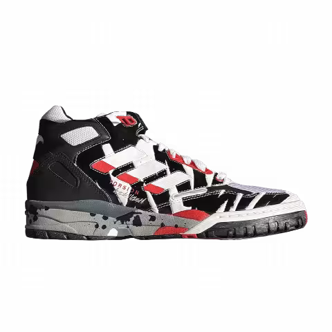 Slick x adidas Torsion Artillery Mid 'White Black Poppy Red'