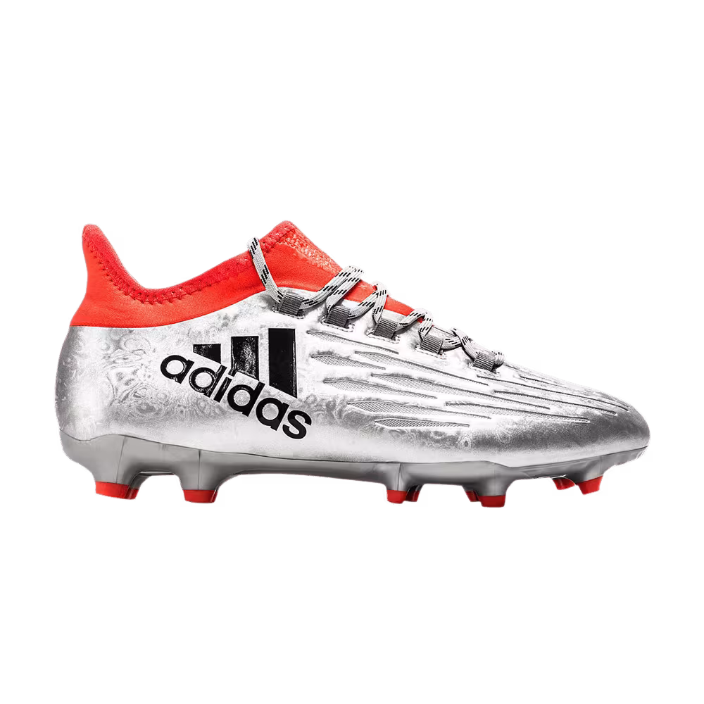 Adidas X 16.2 FG Silver Metallic Red