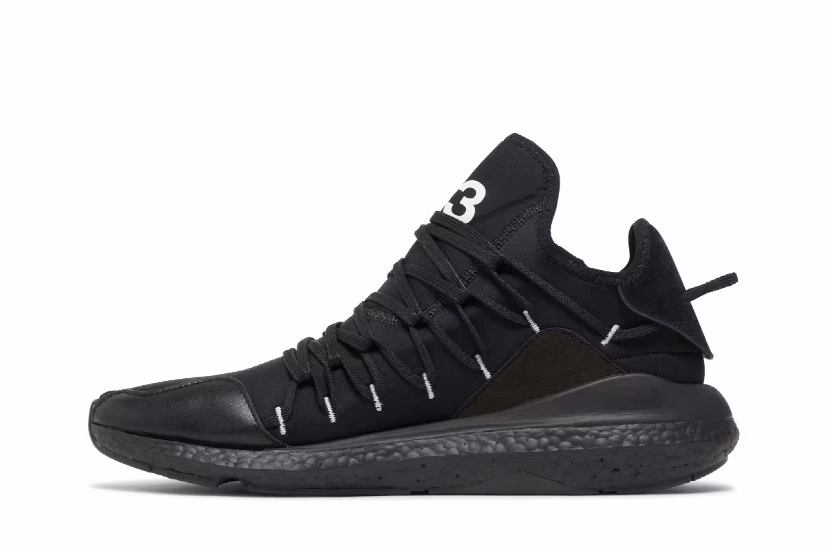 adidas Y-3 Kusari Triple Black, view 4