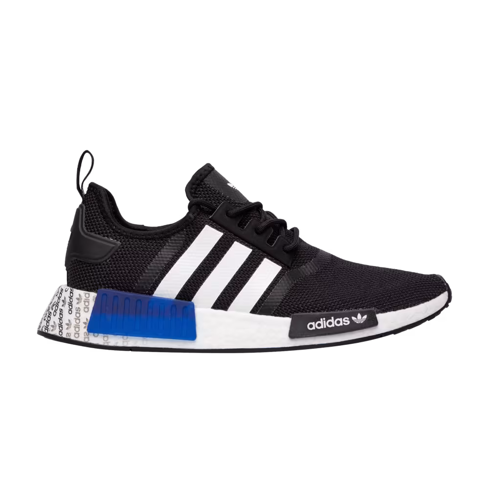 Adidas NMD_R1 Logo Print - Black Royal Blue