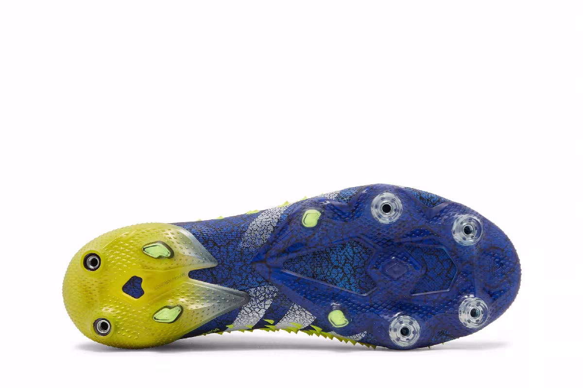 Adidas Predator Freak+ SG Demonskin - Royal Blue Yellow, view 5