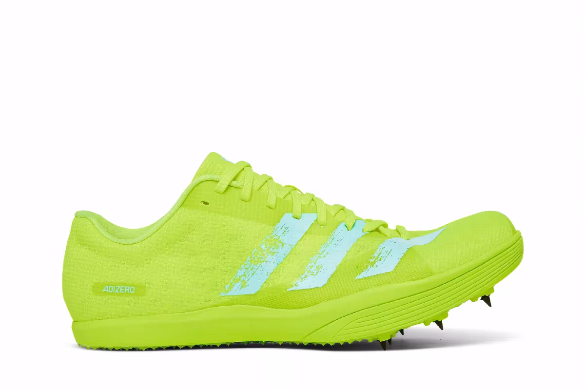 adidas Adizero Long Jump Solar Yellow Aqua, view 2