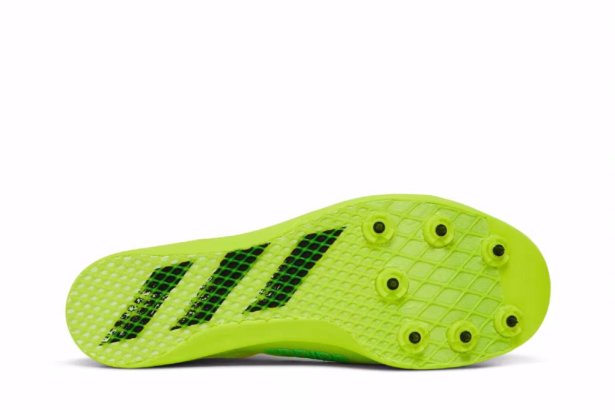 adidas Adizero Long Jump Solar Yellow Aqua, view 5