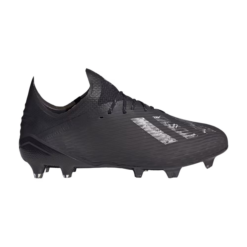 Adidas X 19.1 FG Black Silver Metallic