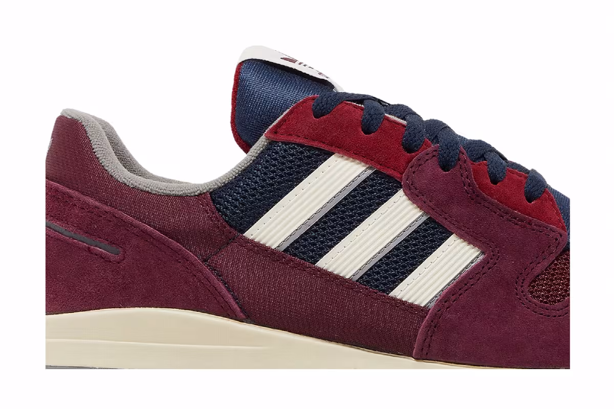 Adidas ZX 420 Maroon Collegiate Navy, view 3