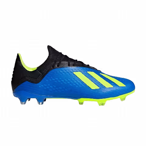 Adidas X 18.2 FG 'Footwear Blue Solar Yellow'