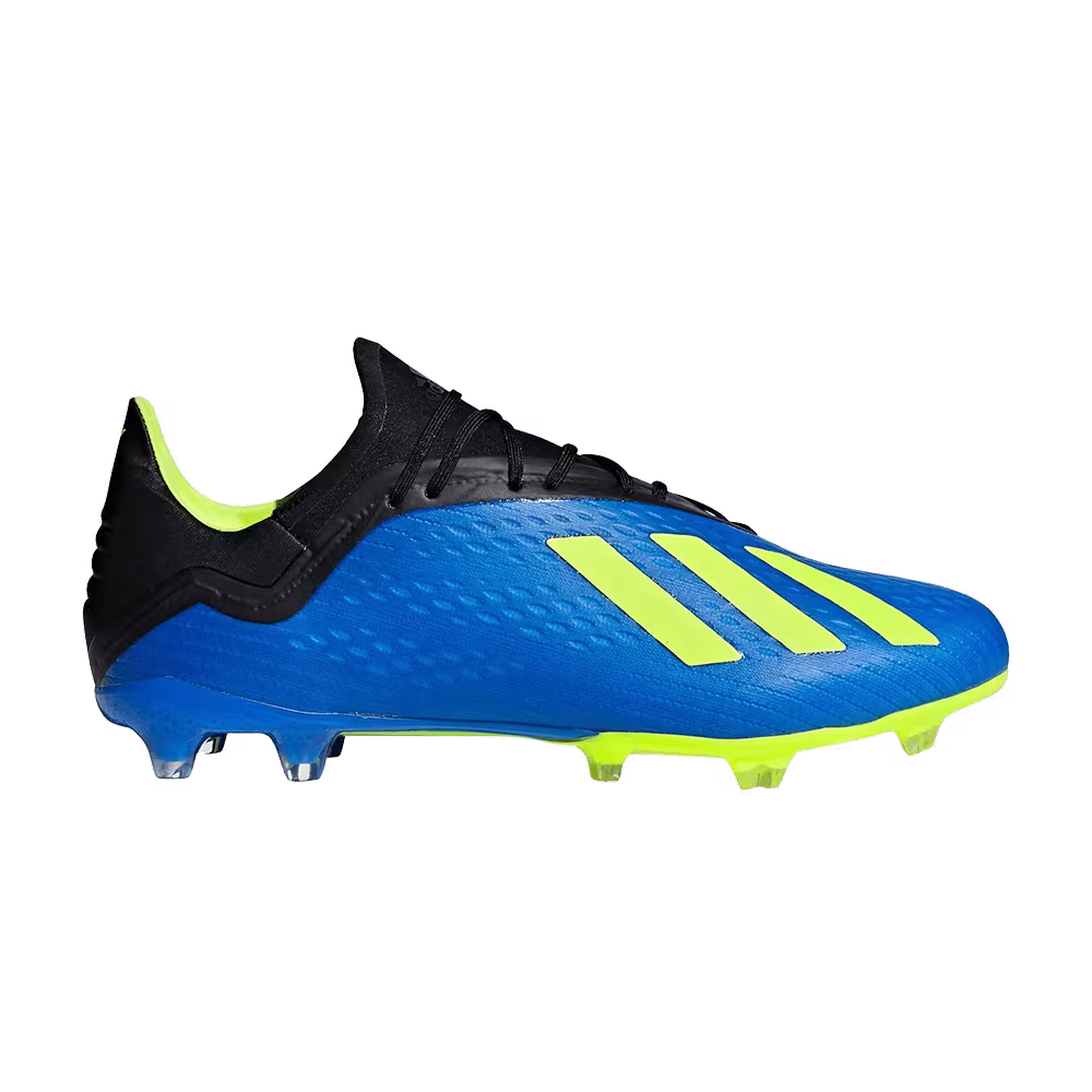Adidas X 18.2 FG Footwear Blue Solar Yellow