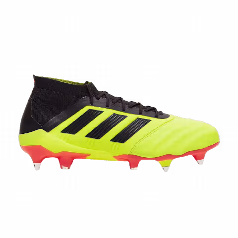 Adidas Predator 18.1 Leather SG 'Solar Yellow Black Red'