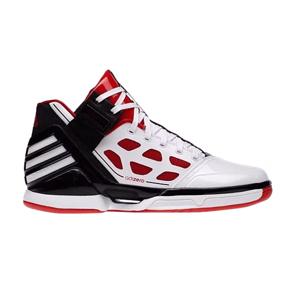 Adidas Adizero Rose 2 White Black Red