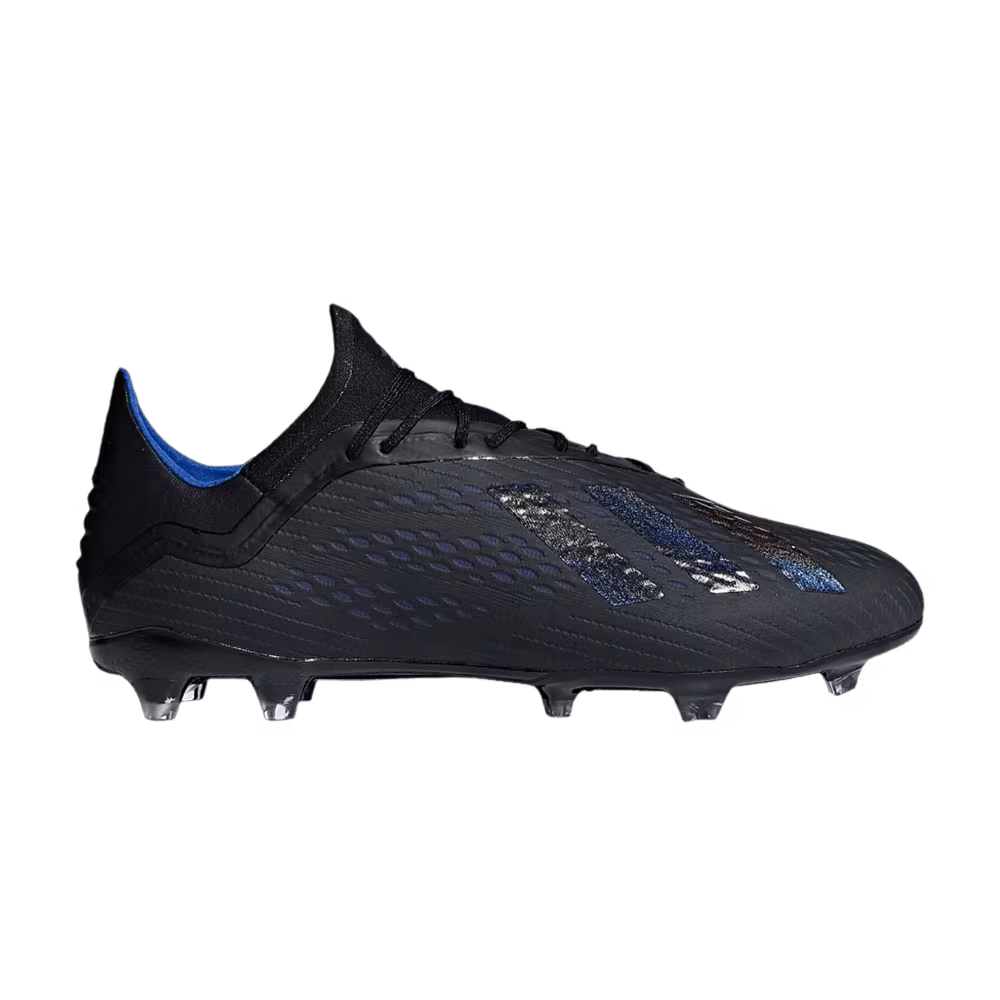 Adidas X 18.2 FG Black Bold Blue