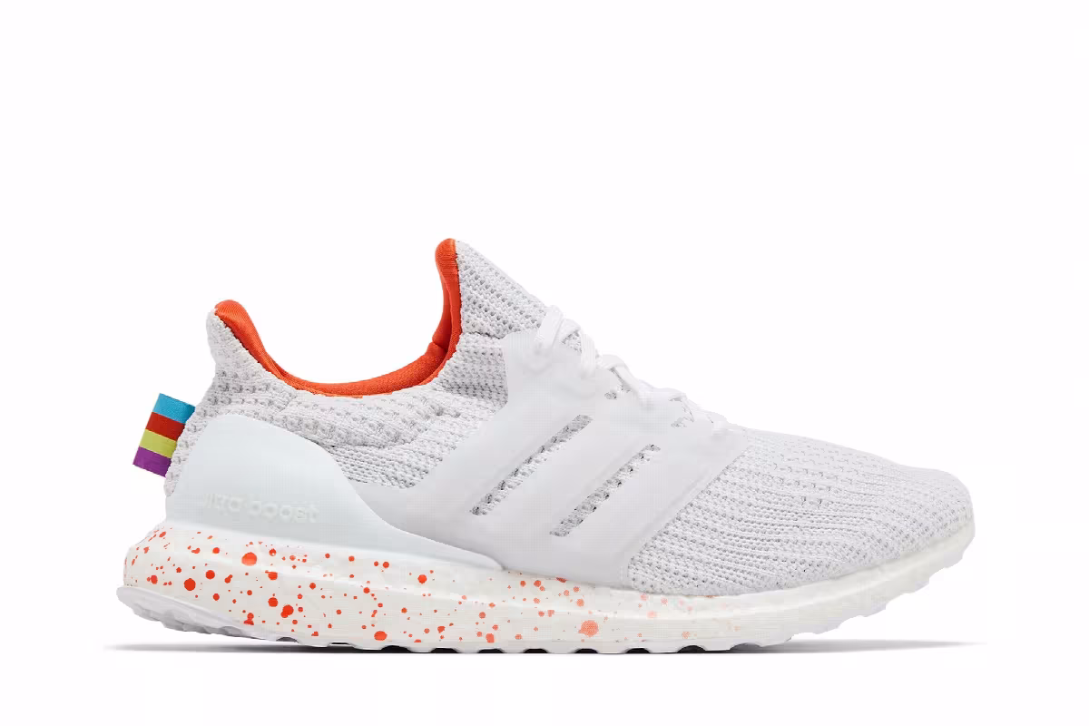 Adidas Women's UltraBoost 4.0 DNA Primeblue White Multi-Color Tab, view 2