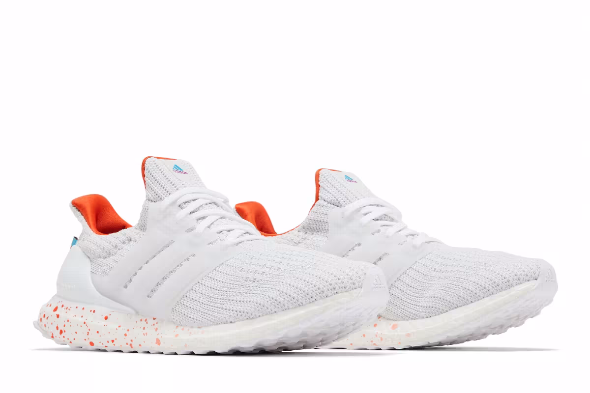 Adidas Women's UltraBoost 4.0 DNA Primeblue White Multi-Color Tab, view 9