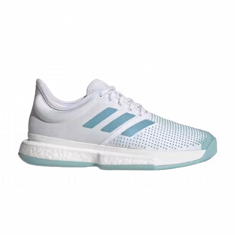 Parley x adidas Wmns SoleCourt Boost 'White Blue'