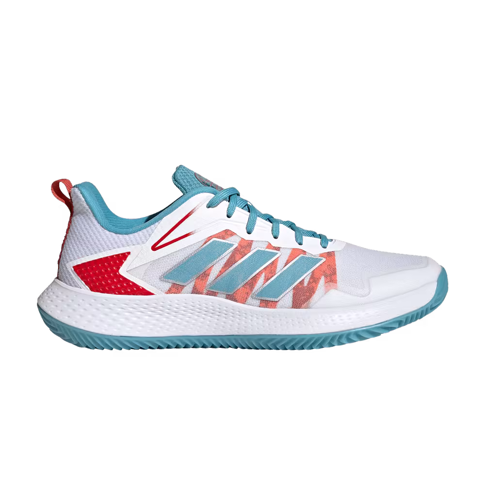 Adidas Women's Defiant Speed White Preloved Blue Scarlet