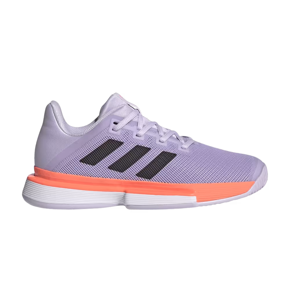 Adidas Women's SoleMatch Bounce HC Purple Tint Signal Coral