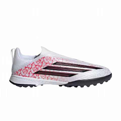 adidas F50 League Laceless TF GS PS 'Cloud White Core Black Lucid Red'