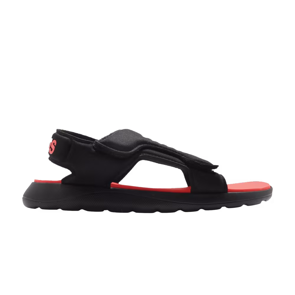 Adidas Comfort Sandal J Black Solar Red