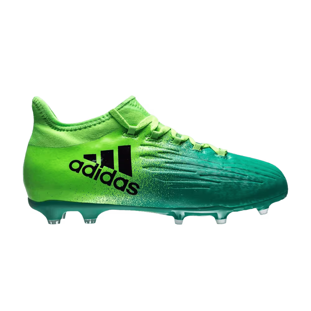 Adidas X 16.1 FG J Solar Green