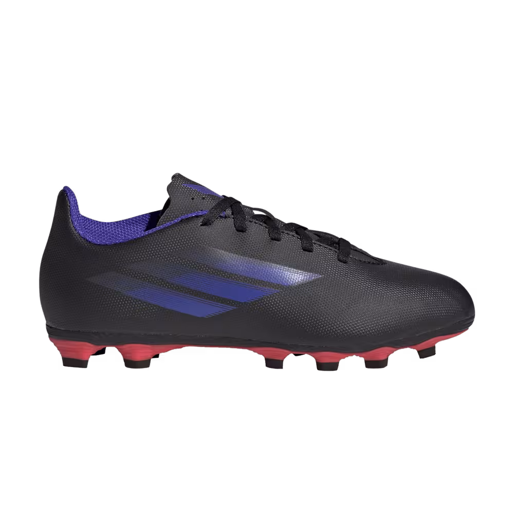 Adidas X Speedflow.4 FxG J Black Sonic Ink