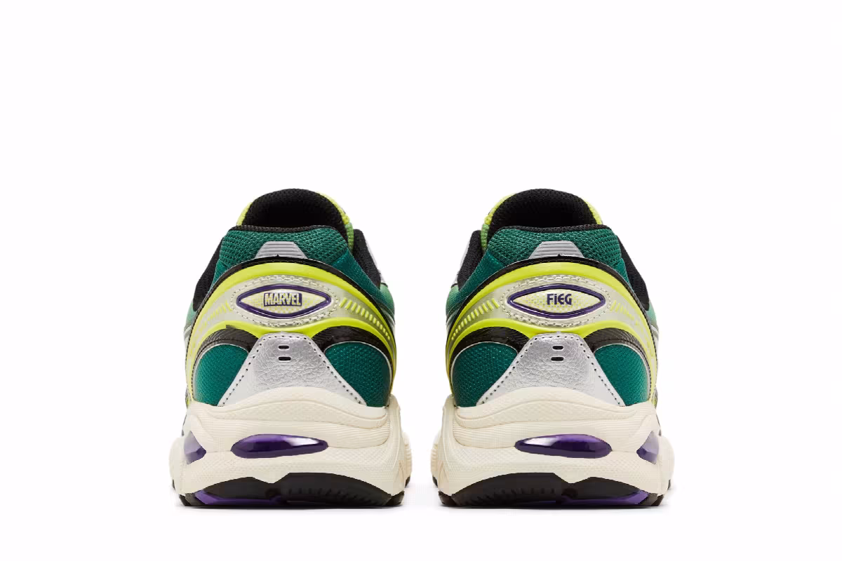 Kith x Marvel x ASICS GT 2160 Green Goblin, view 7