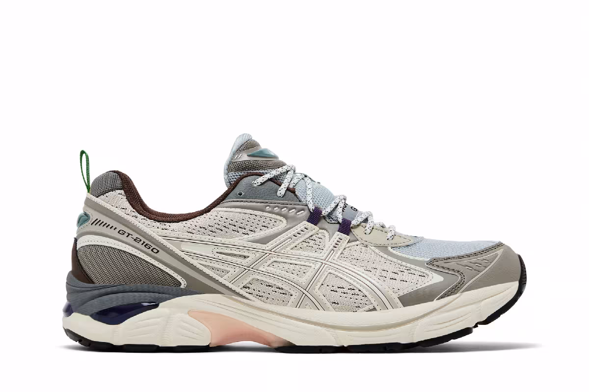 Wood Wood x ASICS GT 2160 Cream Oatmeal, view 2