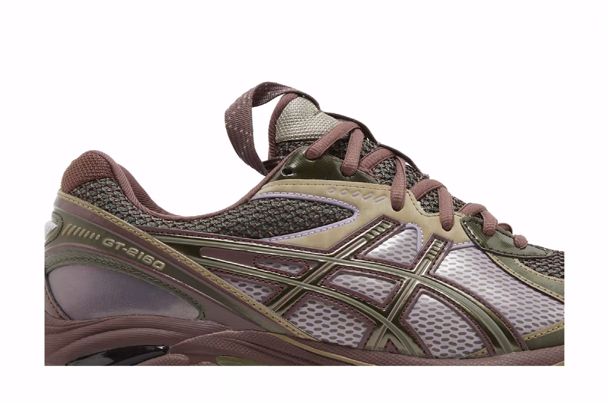 Kiko Kostadinov x ASICS UB6-S GT 2160 Mantle Green Grape, view 3