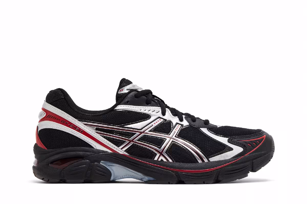 ASICS GT 2160 Black Pure Silver Red, view 2