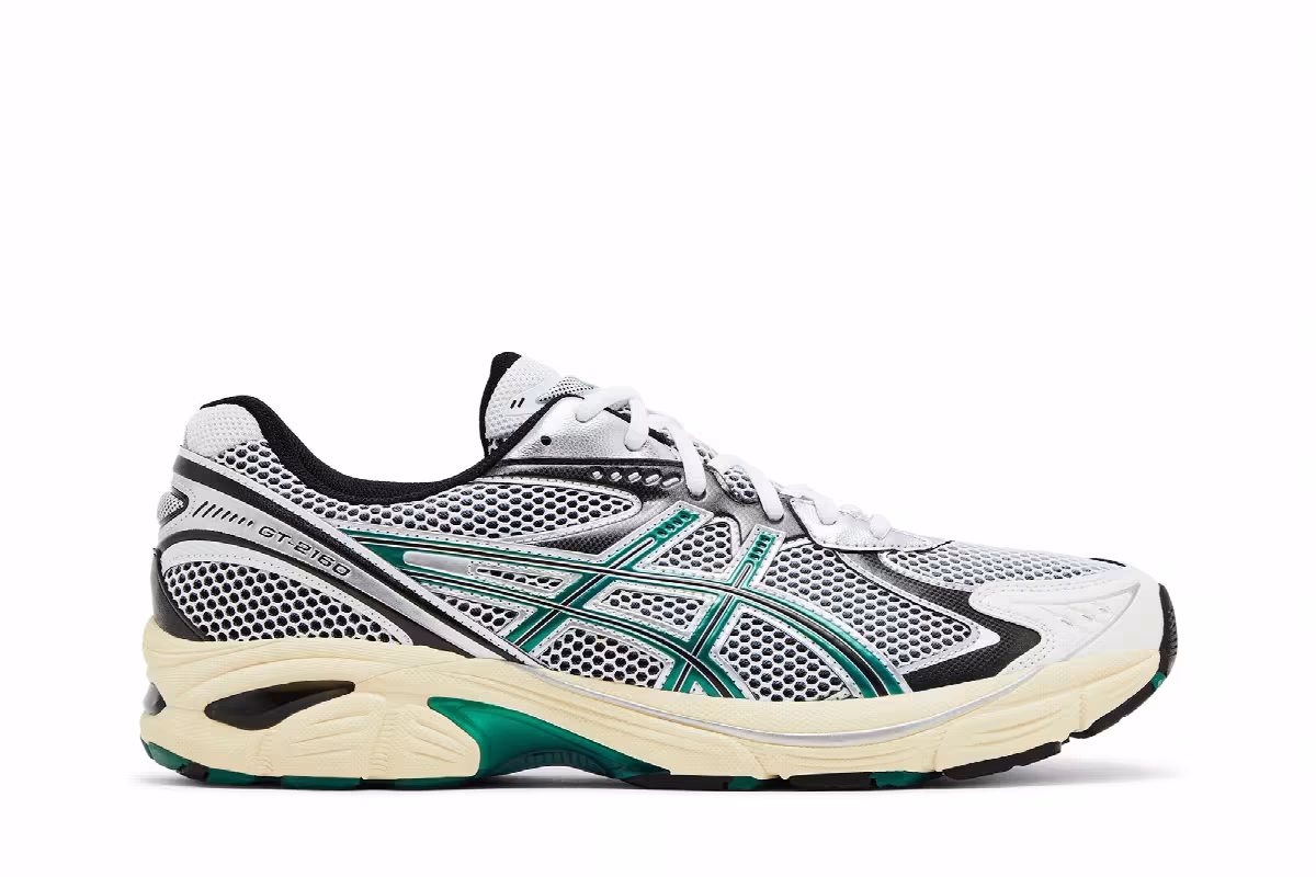 ASICS GT 2160 White Jasper Green, view 2