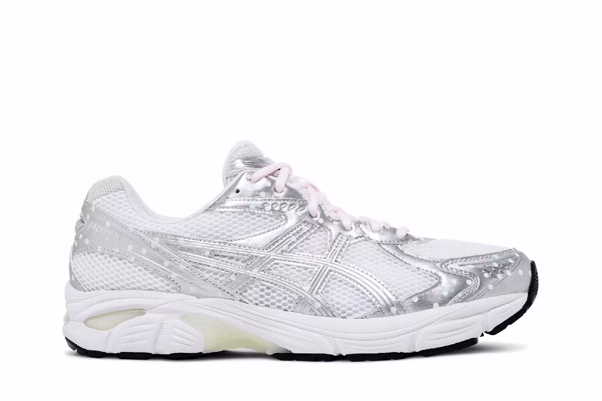 BEAMS x Papergirl x ASICS GT 2160 Silver Polka Dots, view 2