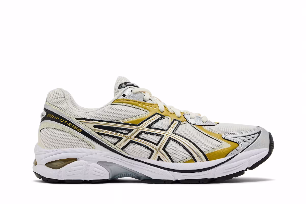 ASICS GT 2160 Cream Dark Mustard, view 2