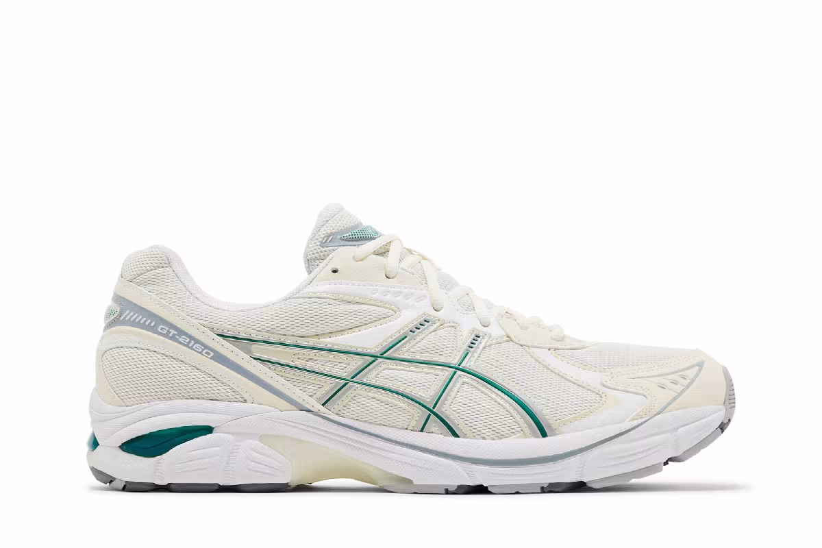 ASICS GT 2160 Cream Jasper Green, view 2