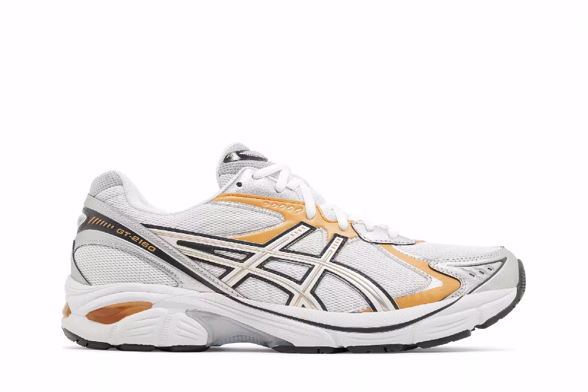 ASICS GT 2160 White Orange Lily, view 2