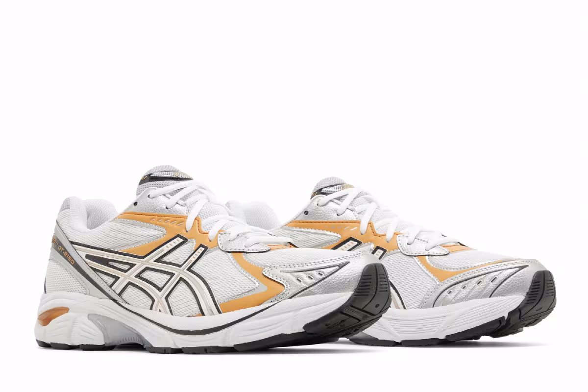 ASICS GT 2160 White Orange Lily, view 9