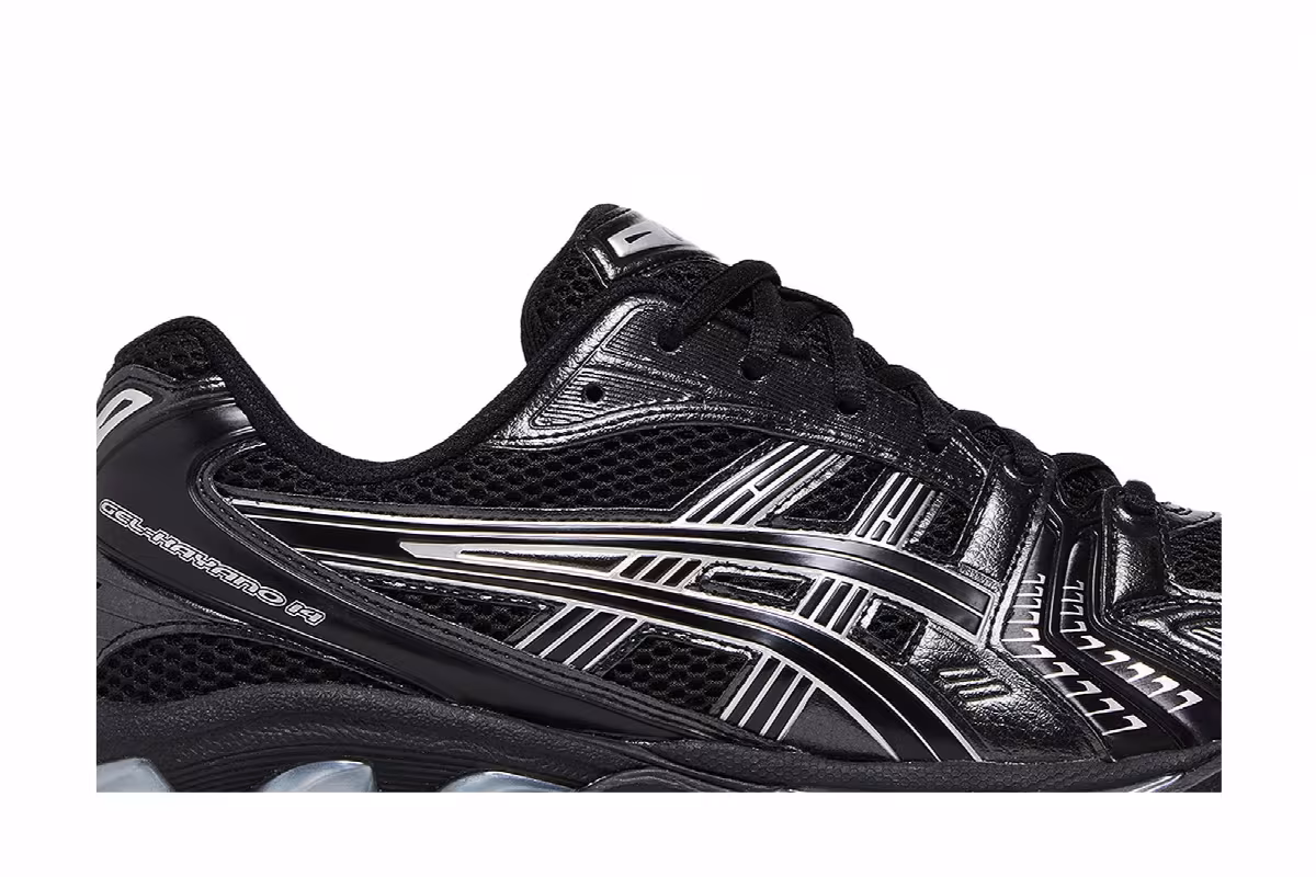 ASICS Gel Kayano 14 Black Pure Silver, view 3