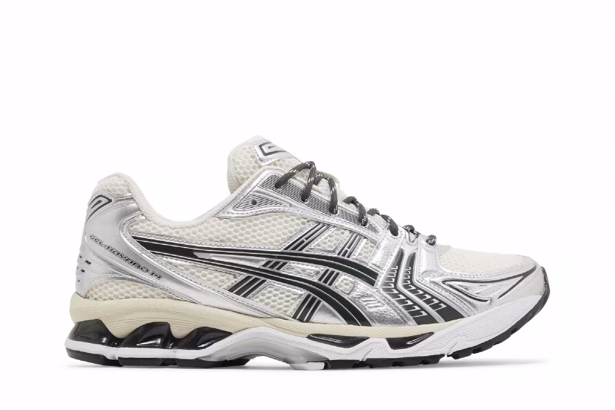 Kith x ASICS Gel Kayano 14 Cream Scarab 2024, view 2