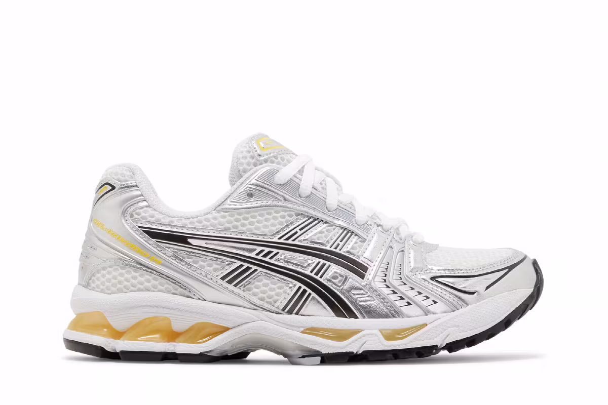 ASICS Gel Kayano 14 White Tai-Chi Yellow, view 2