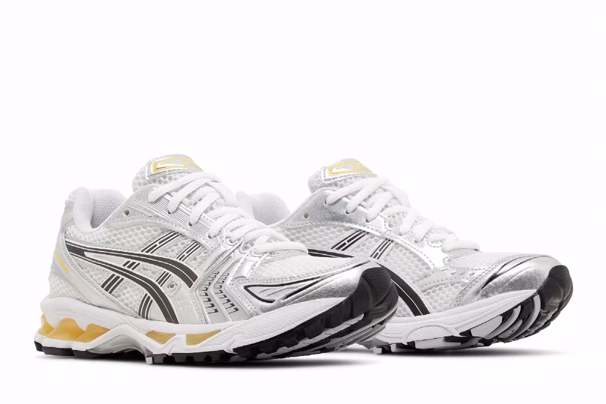ASICS Gel Kayano 14 White Tai-Chi Yellow, view 9
