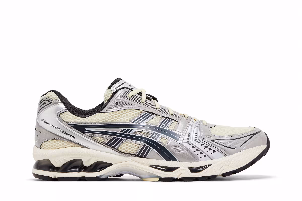 ASICS Gel Kayano 14 Oyster White Steeple Grey, view 2