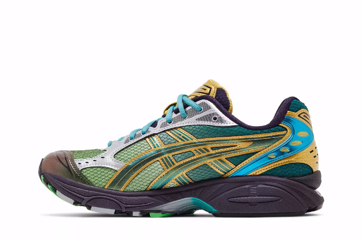 P. Andrade x ASICS Gel Kayano 14 Gradation Green, view 4