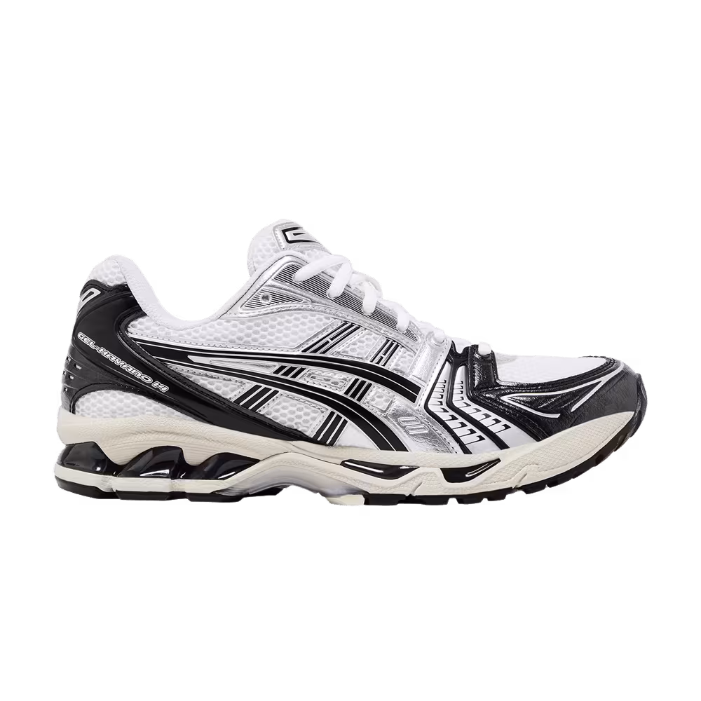 ASICS Gel Kayano 14 White Silver Black