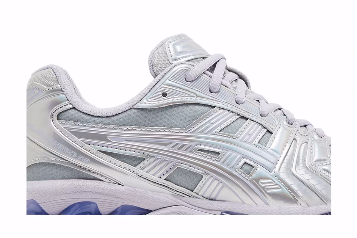 Kith x Marvel x ASICS Gel Kayano 14 Silver Surfer, view 3
