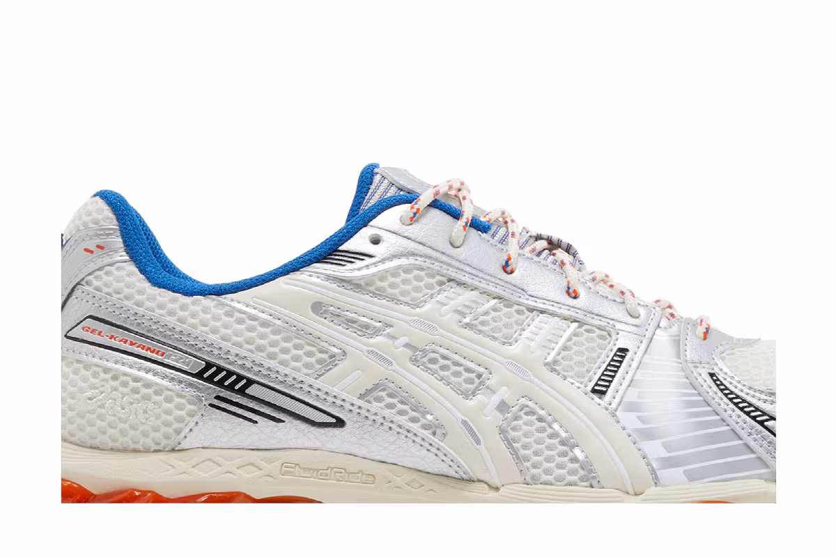 Ronnie Fieg x ASICS Gel Kayano 12.1 Cream Blue Orange, view 3