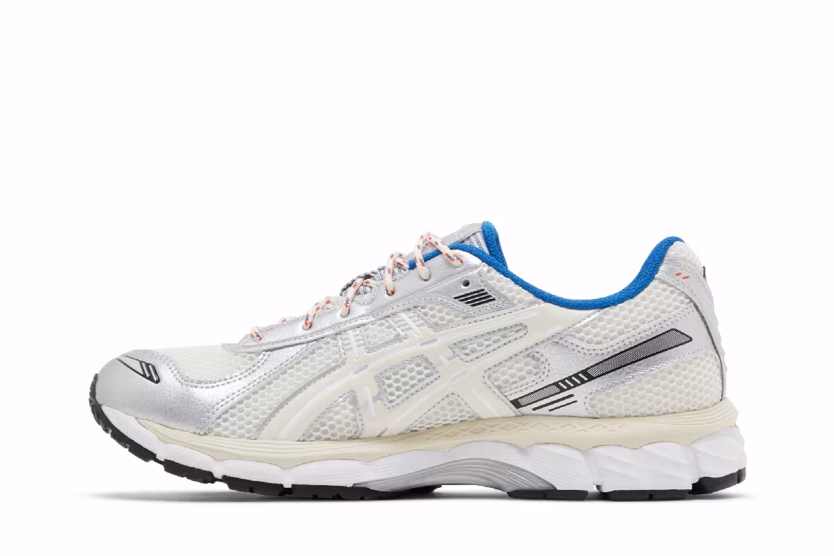 Ronnie Fieg x ASICS Gel Kayano 12.1 Cream Blue Orange, view 4