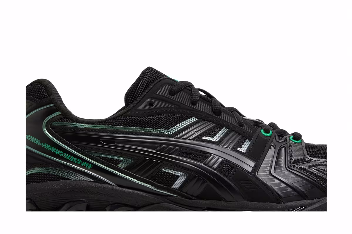 8ON8 x ASICS Gel Kayano 14 Black Green, view 3