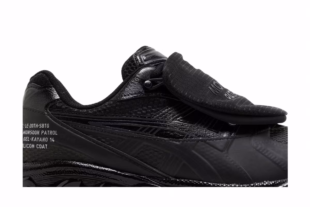 Limited Edt x SBTG x ASICS Gel Kayano 14 Monsoon Patrol Pack - Black, view 3