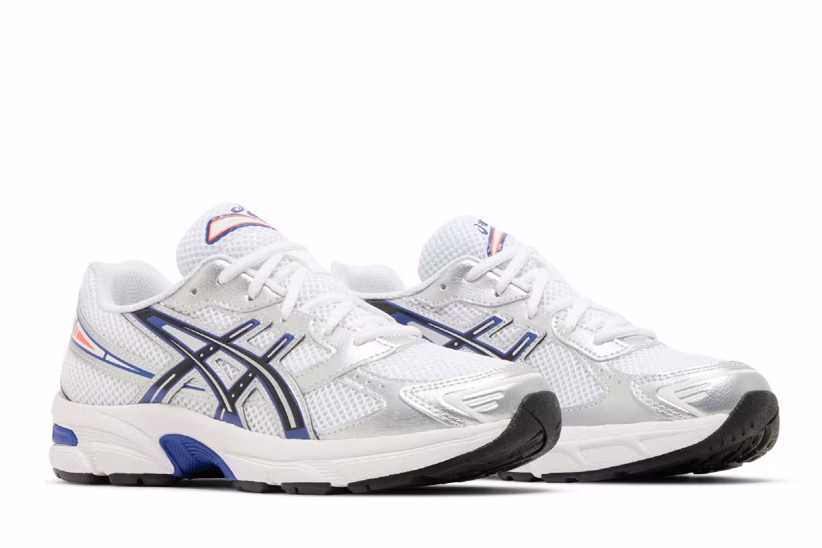 ASICS Gel 1130 GS White Prussian Blue, view 9