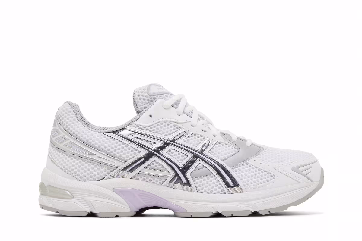 ASICS Women's Gel 1130 White Carrier Grey Lilac, view 2